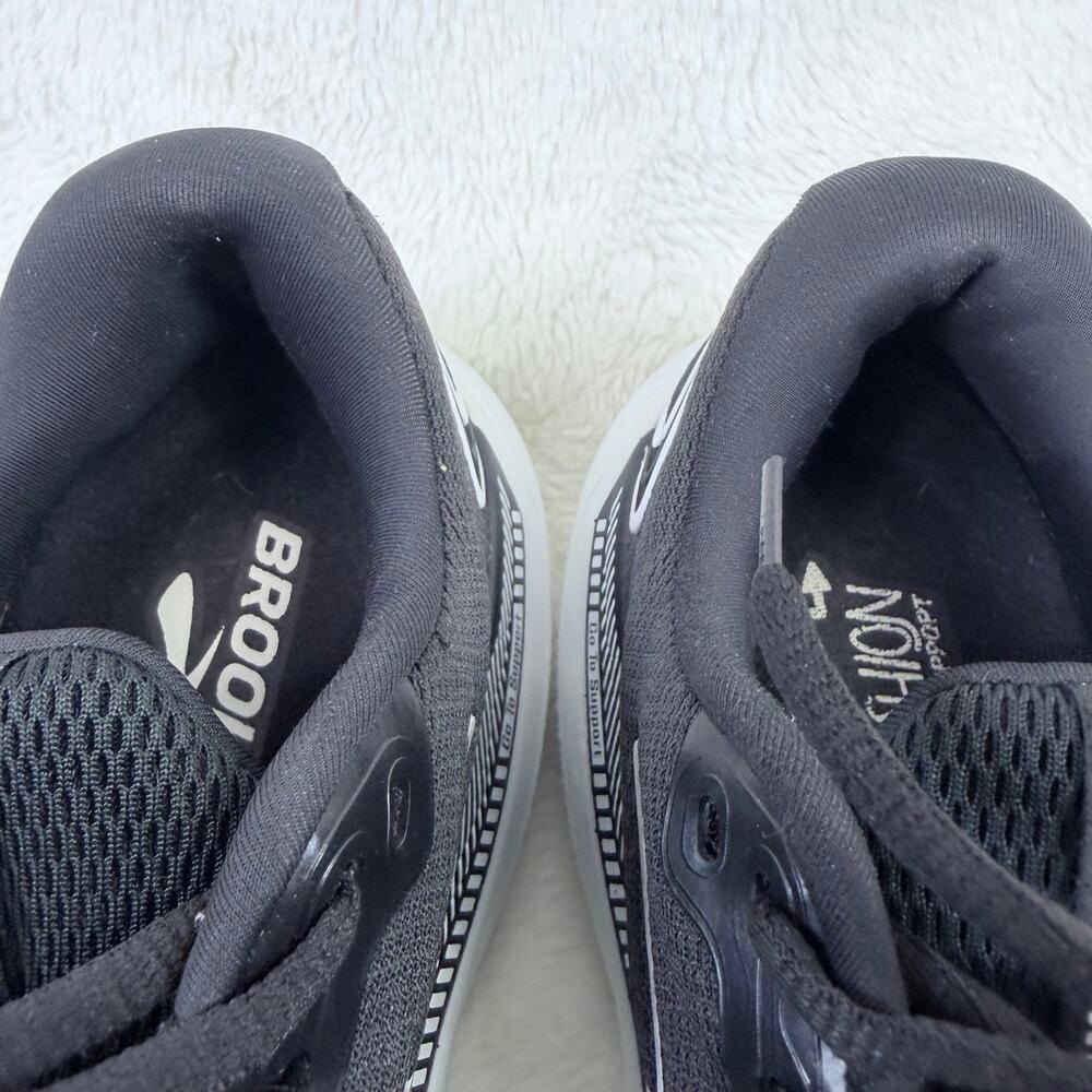 Brooks Glycerin GTS 21 Mens Running Shoes Black White Size 9.5 Stability Shoe - Picture 10 of 11